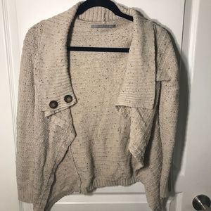 Rubbish slouchy neck sweater with buttons